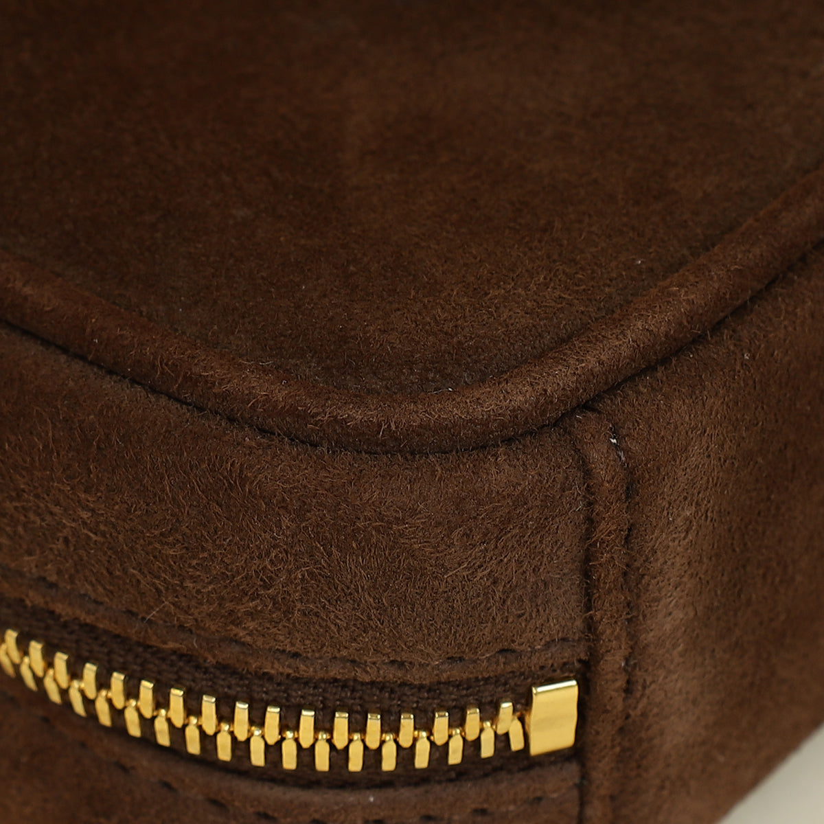 Miu Miu Dark Brown Suede Micro Bag