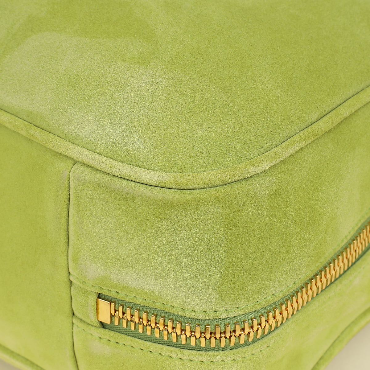 Miu Miu Ivy Green Suede Beau Bag
