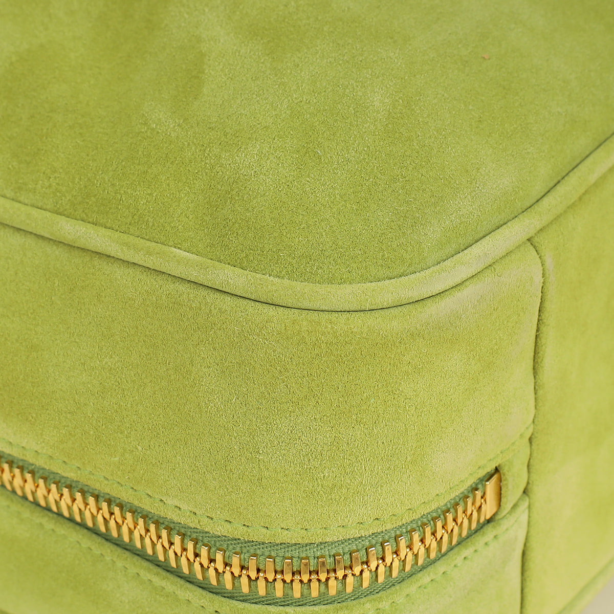 Miu Miu Ivy Green Suede Beau Bag