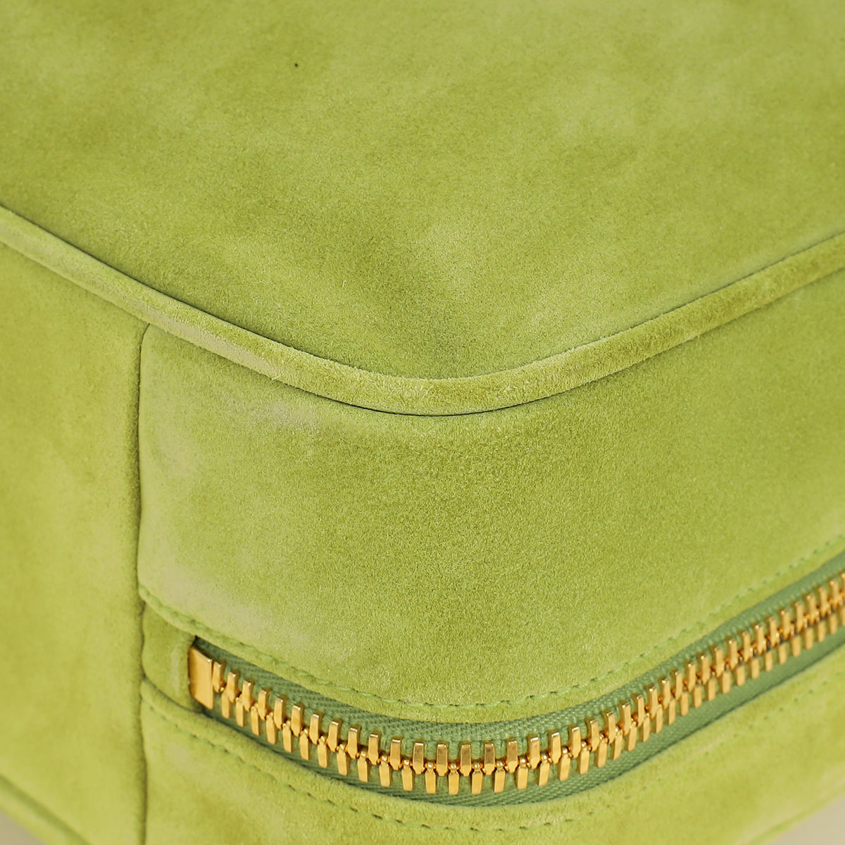 Miu Miu Ivy Green Suede Beau Bag