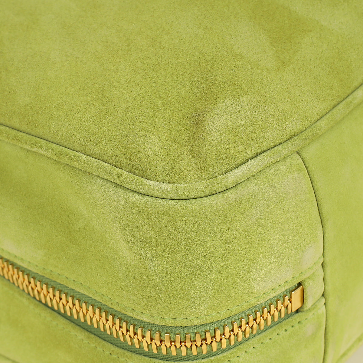 Miu Miu Ivy Green Suede Beau Bag