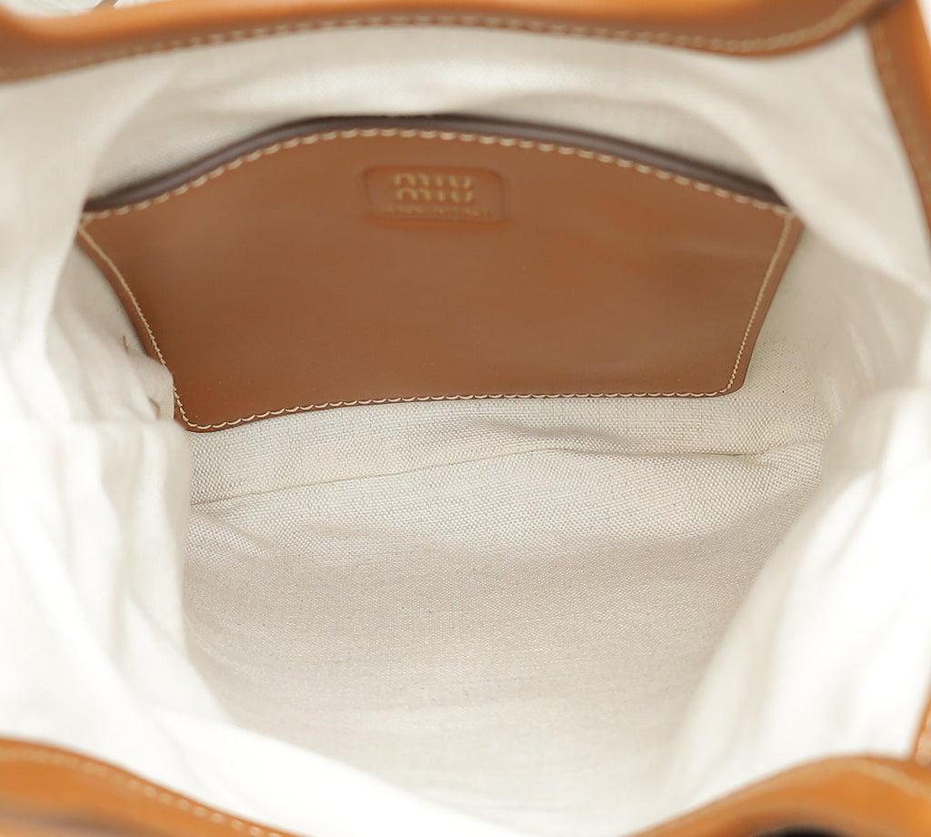 MIU MIU Cognac IVY Mini Bag
