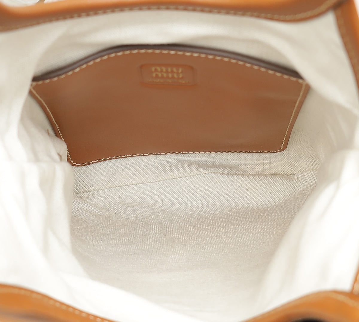 MIU MIU Cognac IVY Mini Bag