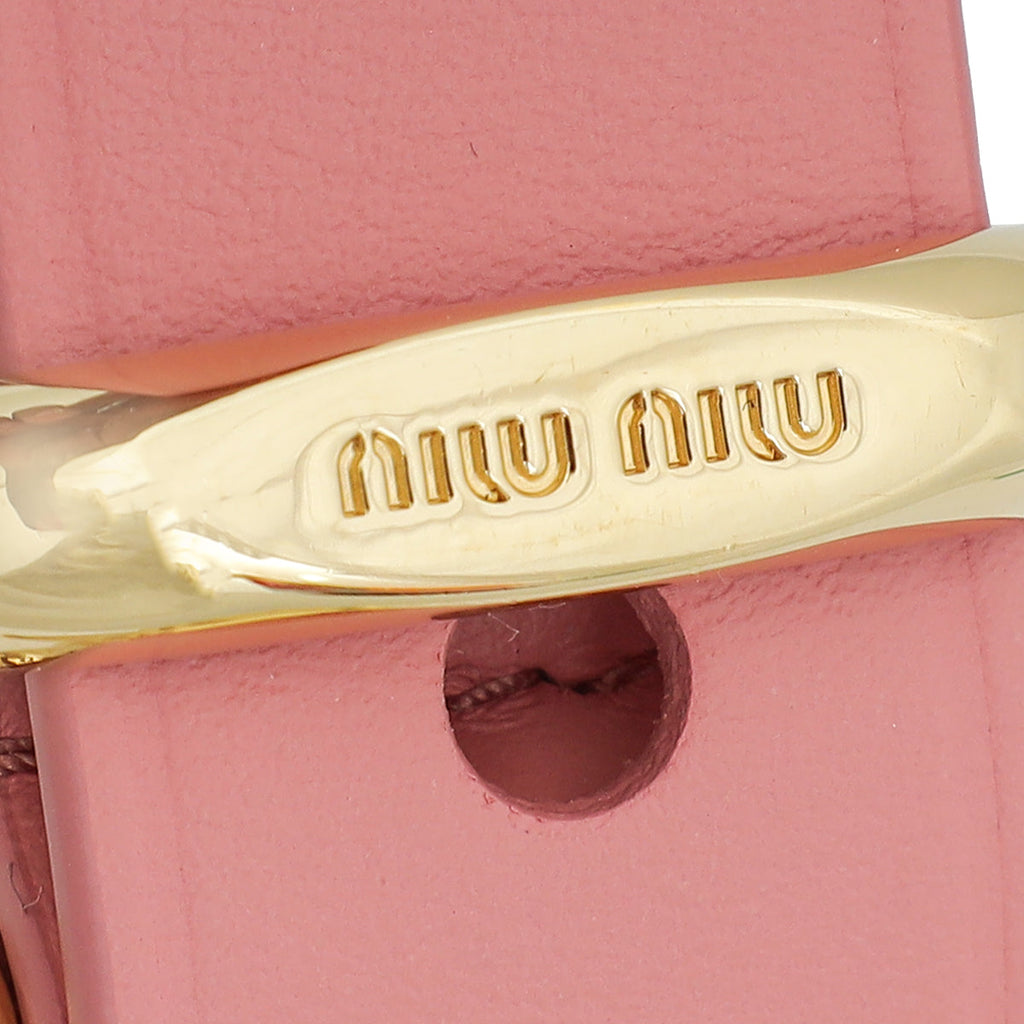 Miu Miu Pink Beau Key Ring