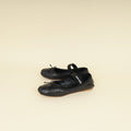Miu Miu Black Ballerina w/Elastic Logo Strap 37.5