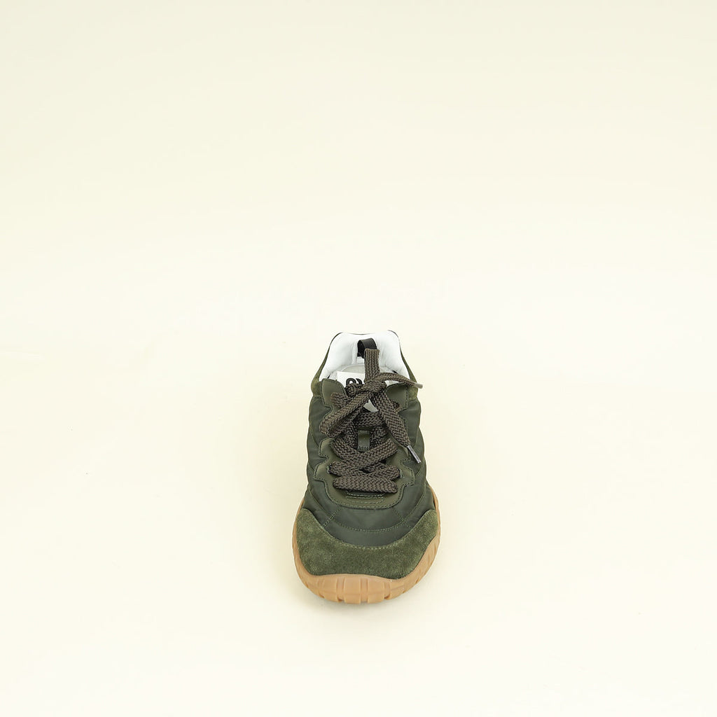 Miu Miu Khaki Tyre Technical Sneakers 40