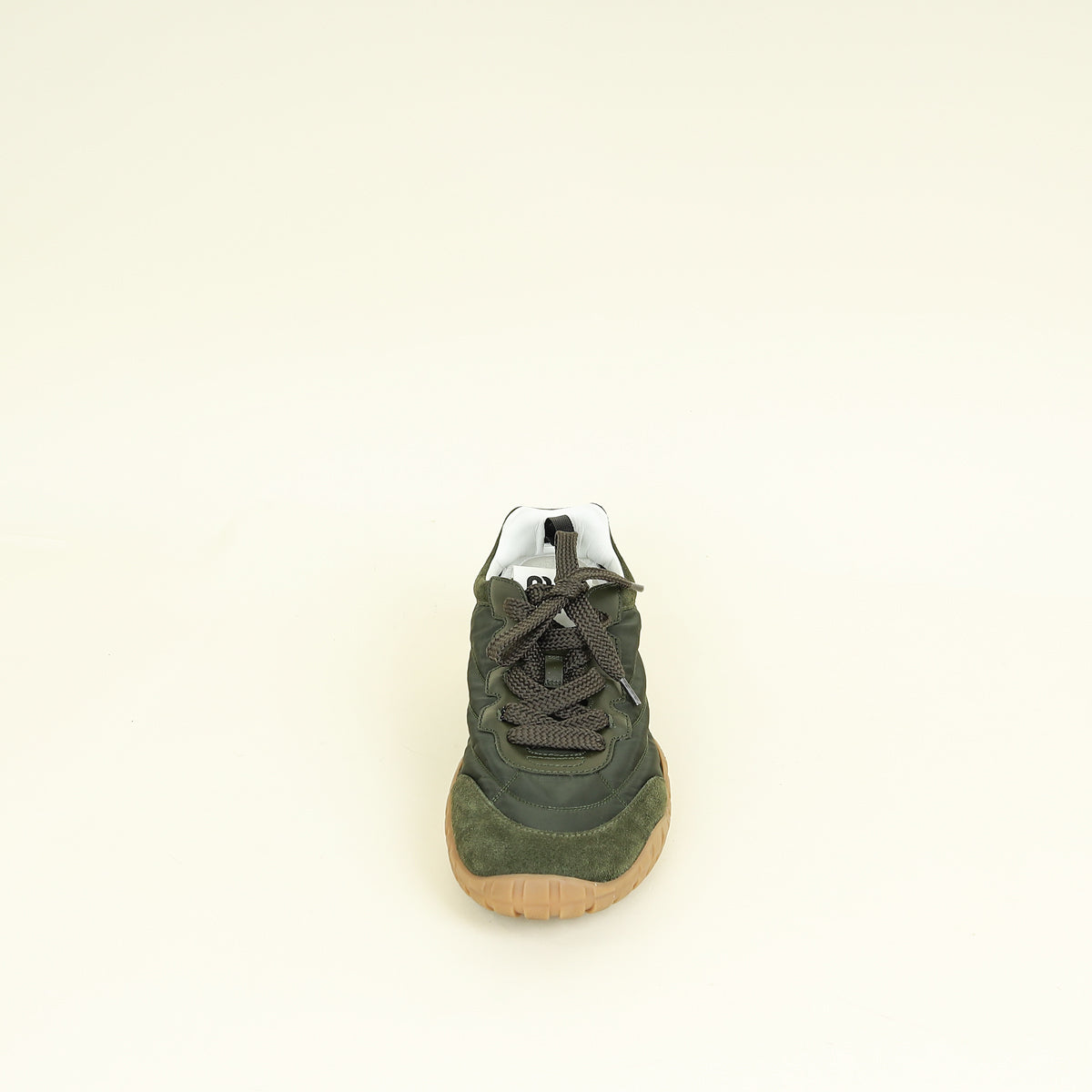Miu Miu Khaki Tyre Technical Sneakers 40