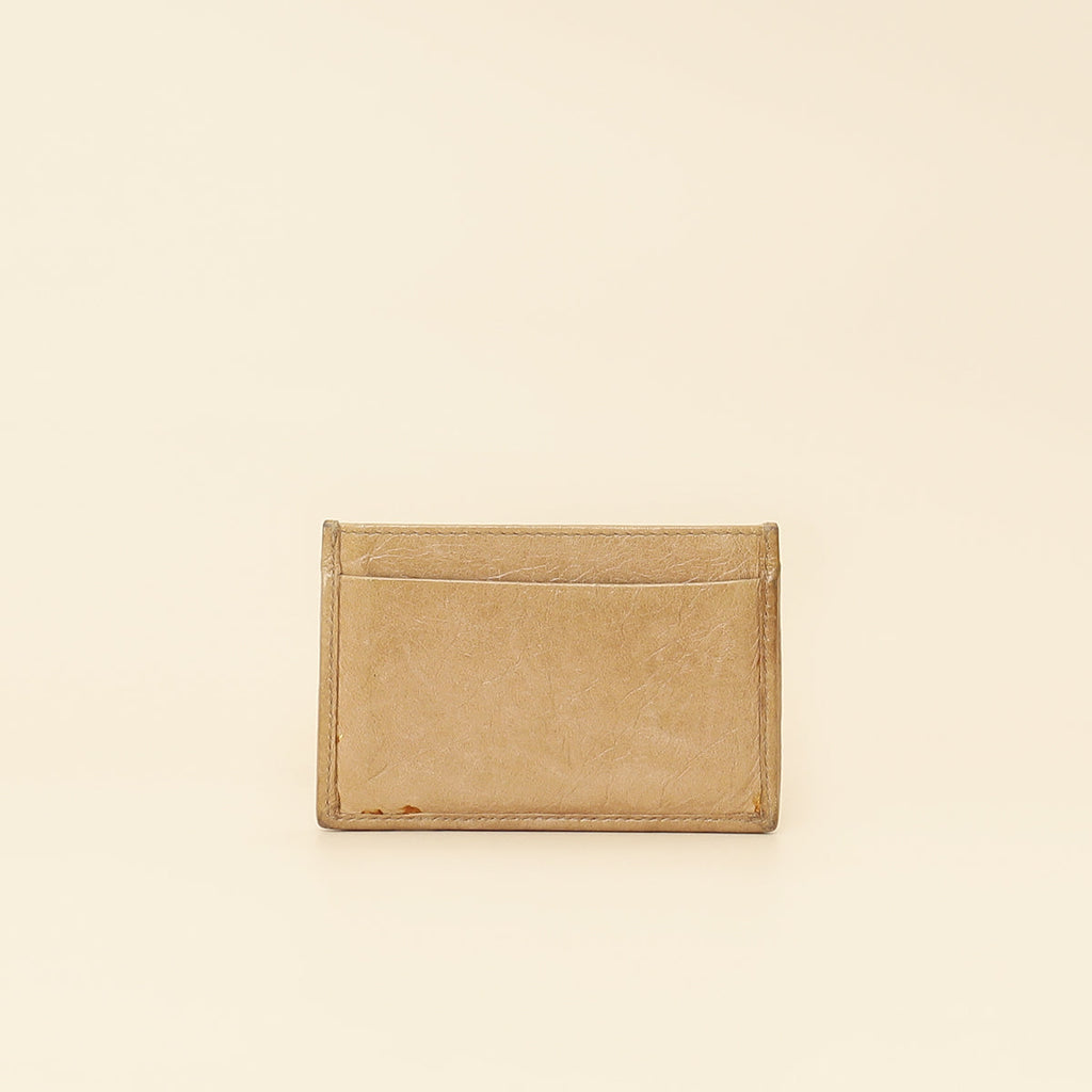 Miu Miu Cammeo Beige Matelassé Card Holder