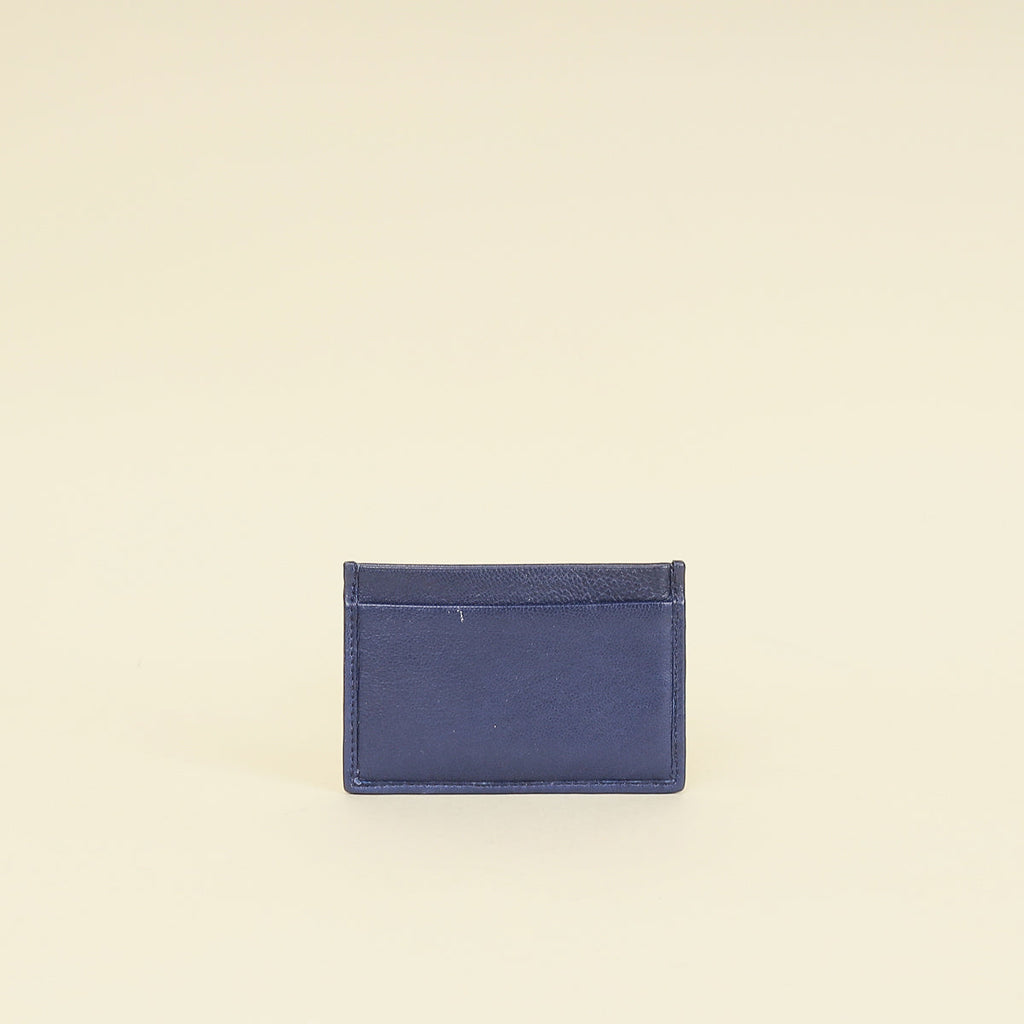 Miu Miu Navy Matelassé Card Holder