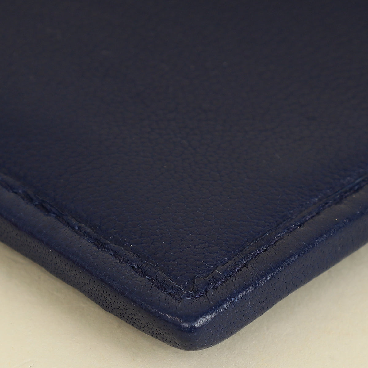 Miu Miu Navy Matelassé Card Holder