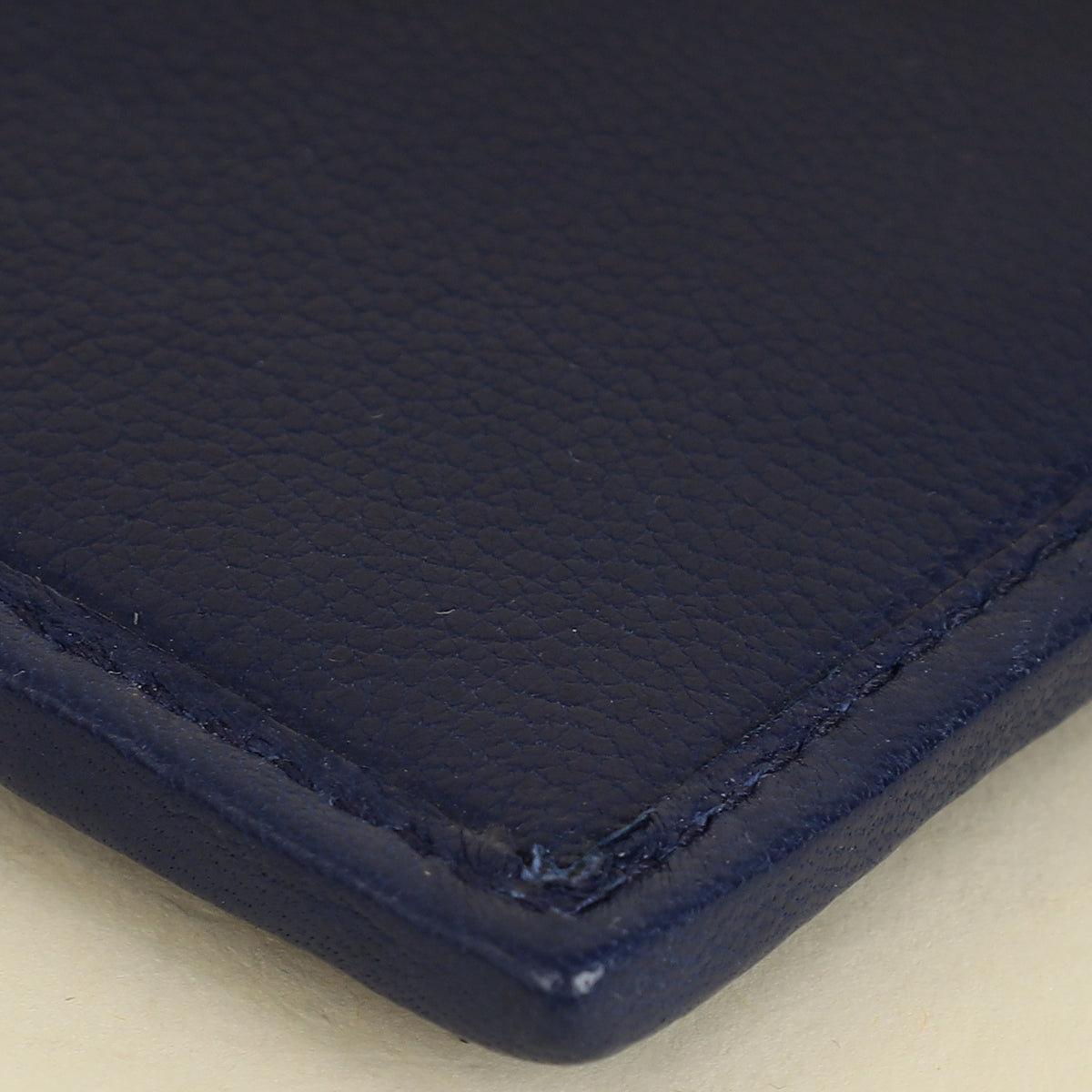 Miu Miu Navy Matelassé Card Holder
