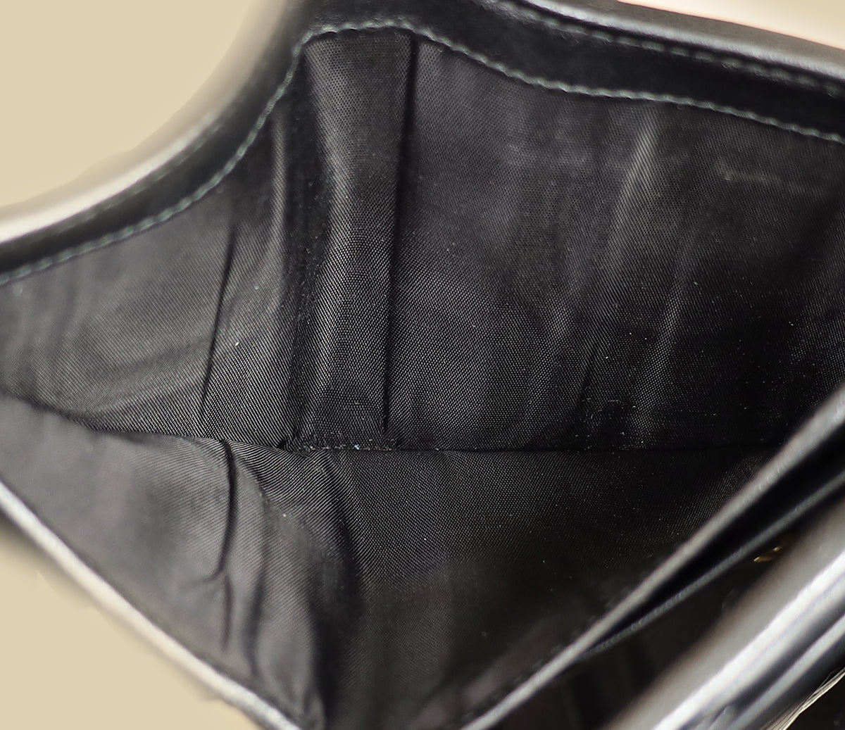 Miu Miu Black Small Matelassé Wallet