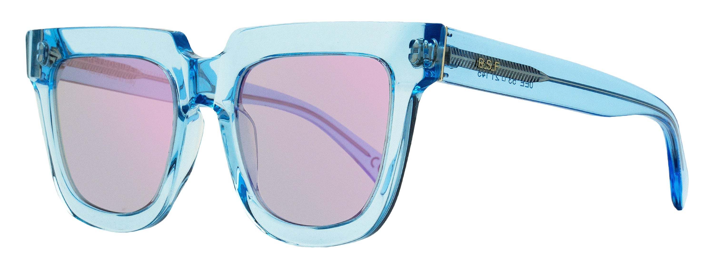 Retrosuperfuture Rounded Sunglasses Modo 0EE Light Blue 53mm Light Blue