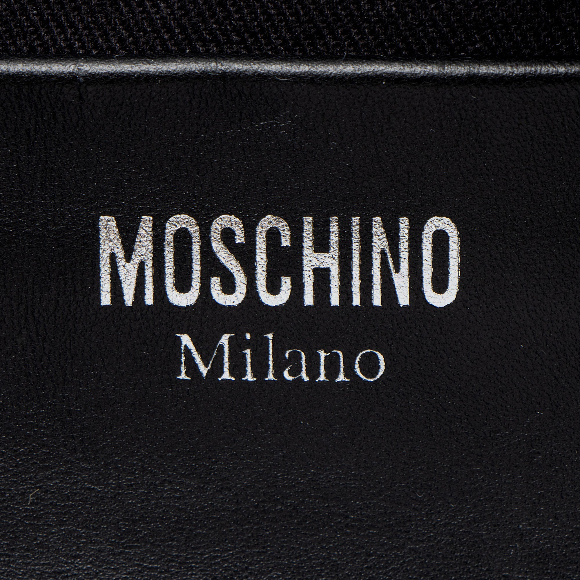 Moschino Canvas Logo Tote
