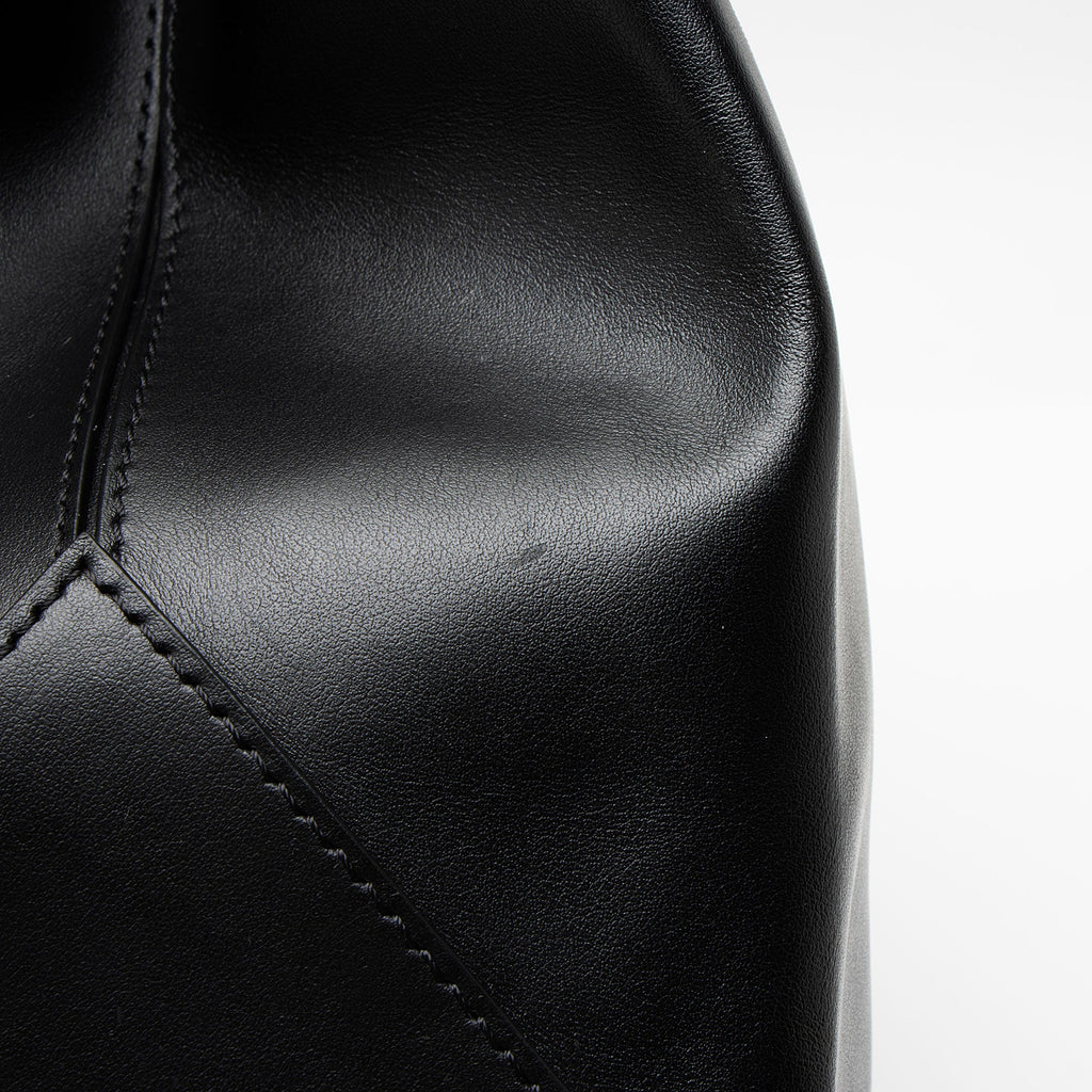 Moschino Leather Logo Shopper Tote