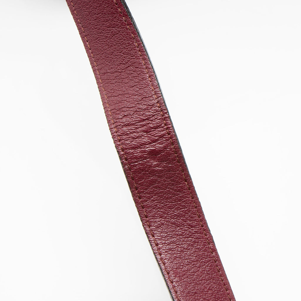 Mulberry Polished Buffalo Braided Alexa Small Crossbody