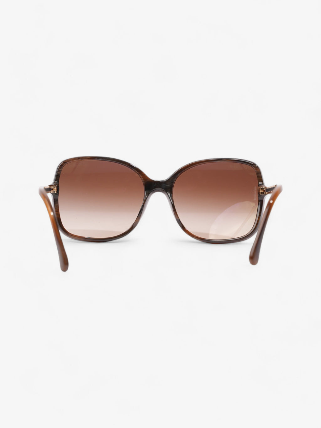 Chanel Square Sunglasses Brown  Acetate 135mm