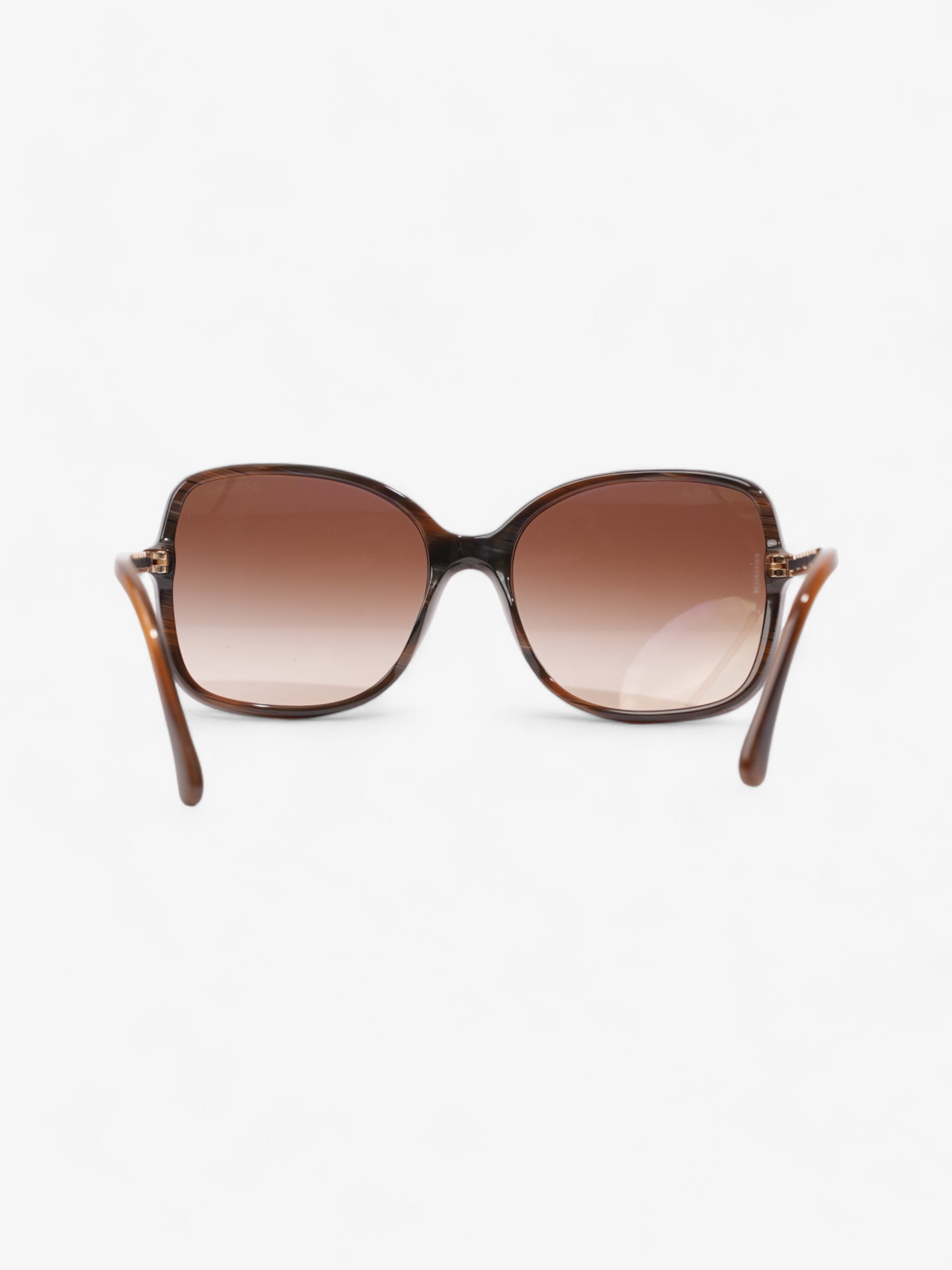 Chanel Square Sunglasses Brown  Acetate 135mm