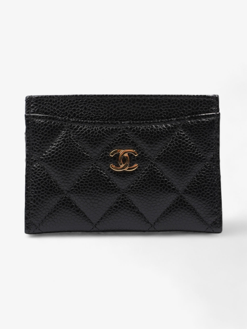 Chanel Classic Card Holder Black Caviar Leather