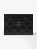 Chanel Classic Card Holder Black Caviar Leather