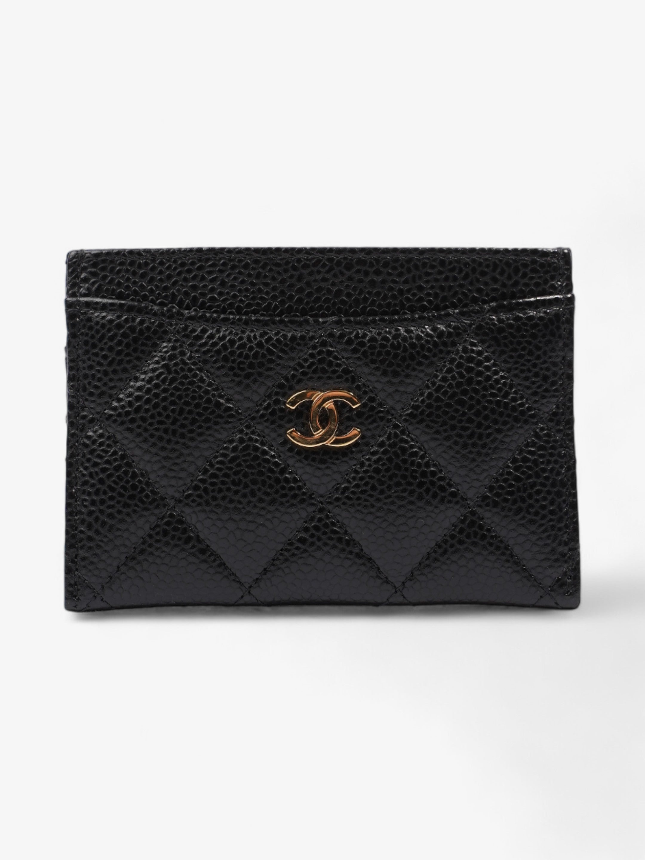Chanel Classic Card Holder Black Caviar Leather