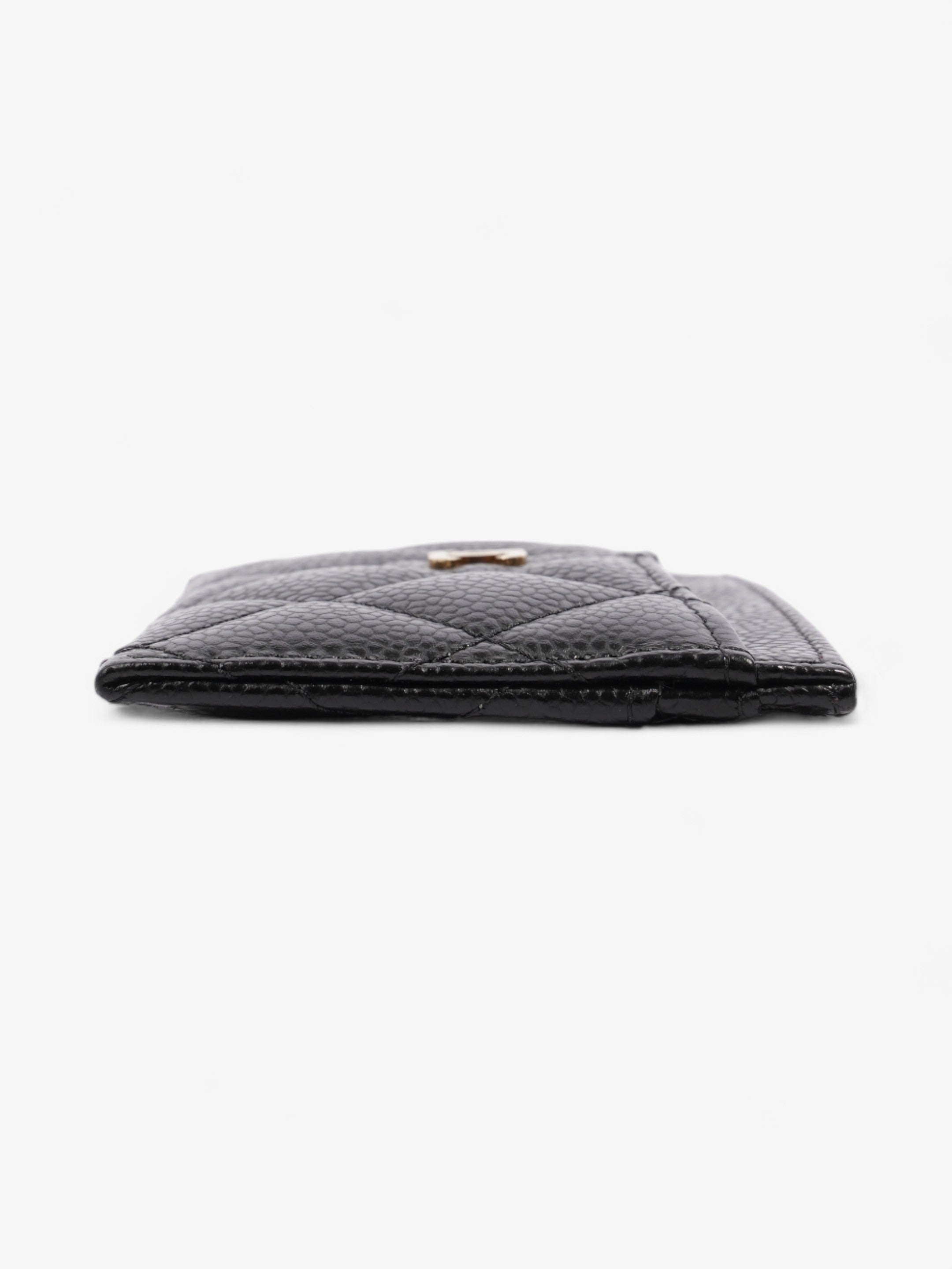 Chanel Classic Card Holder Black Caviar Leather