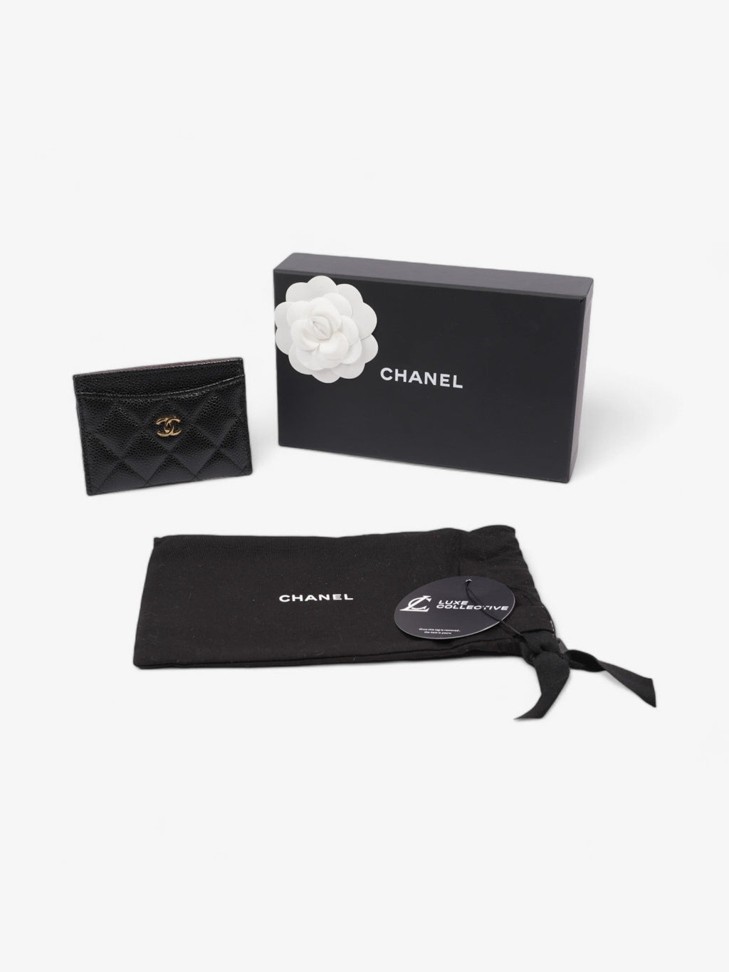 Chanel Classic Card Holder Black Caviar Leather