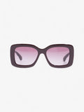 Chanel Rectangle Sunglasses Burgundy Acetate 135mm