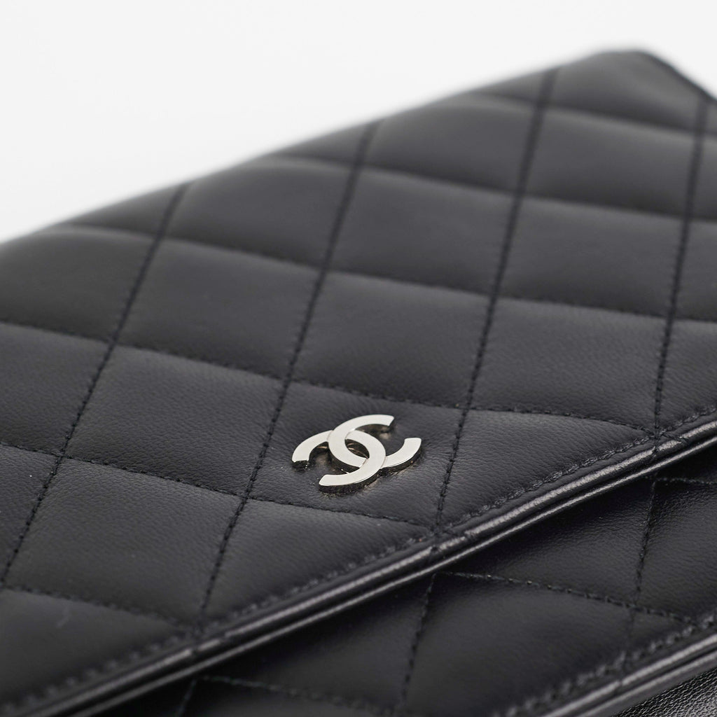 Chanel Wallet on Chain WOC Black