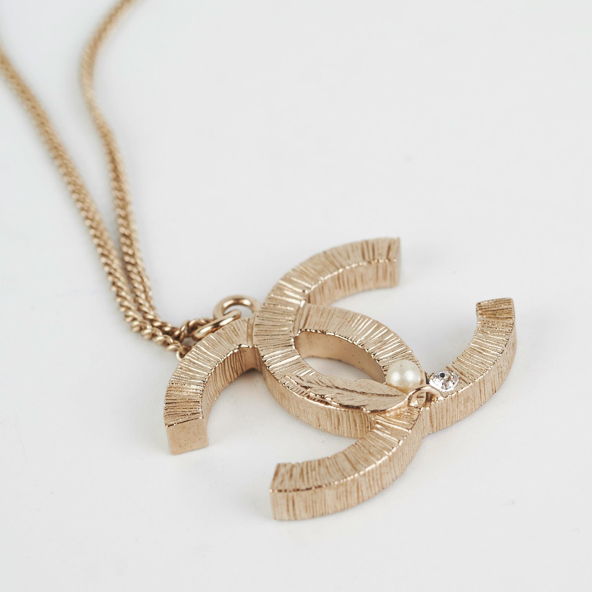 Chanel Coco Mark Logo Long Necklace Costume Jewellery (reversible)