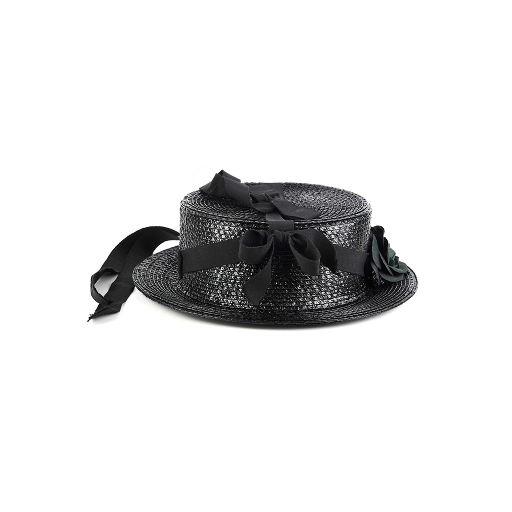 Chanel Black Vintage Hat