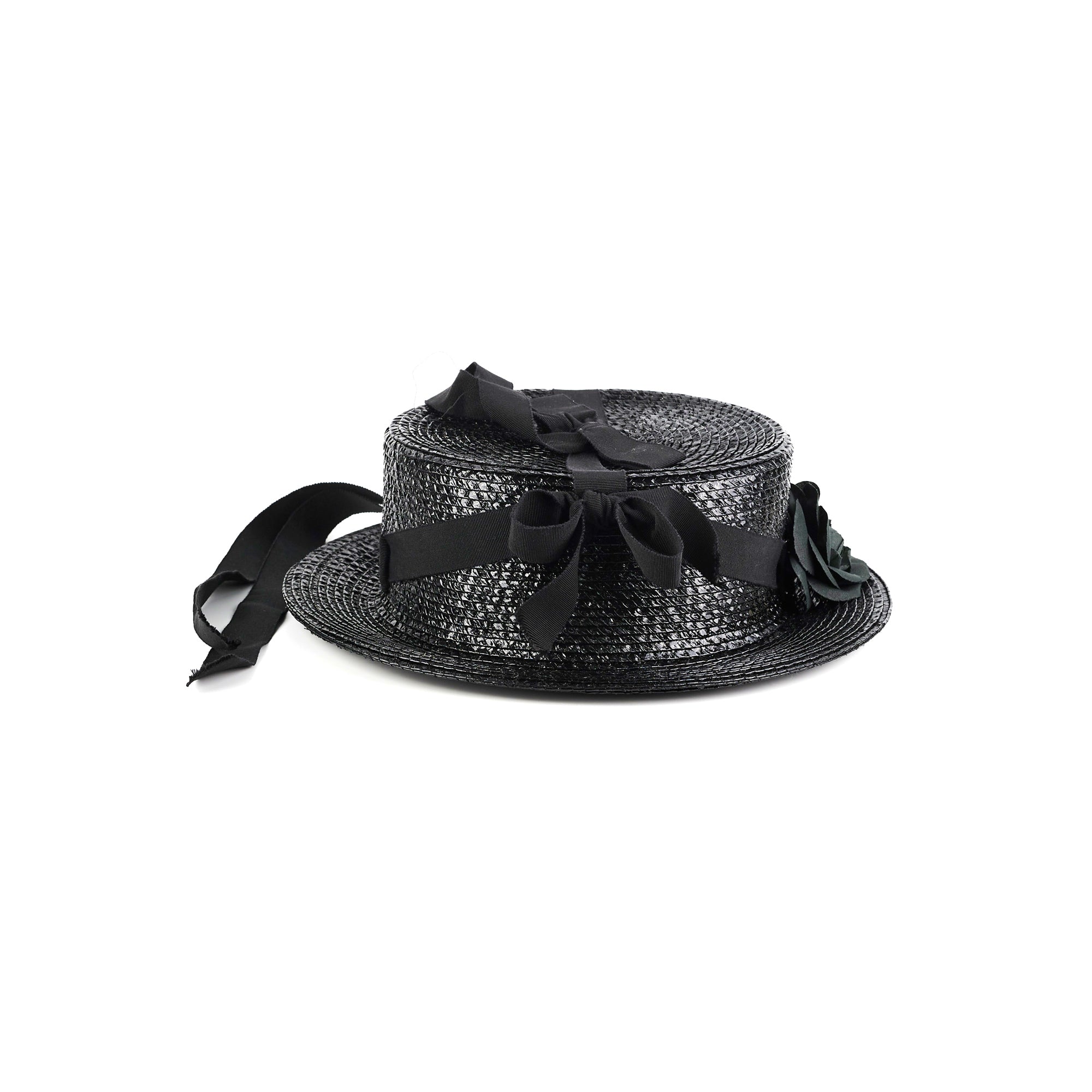 Chanel Black Vintage Hat