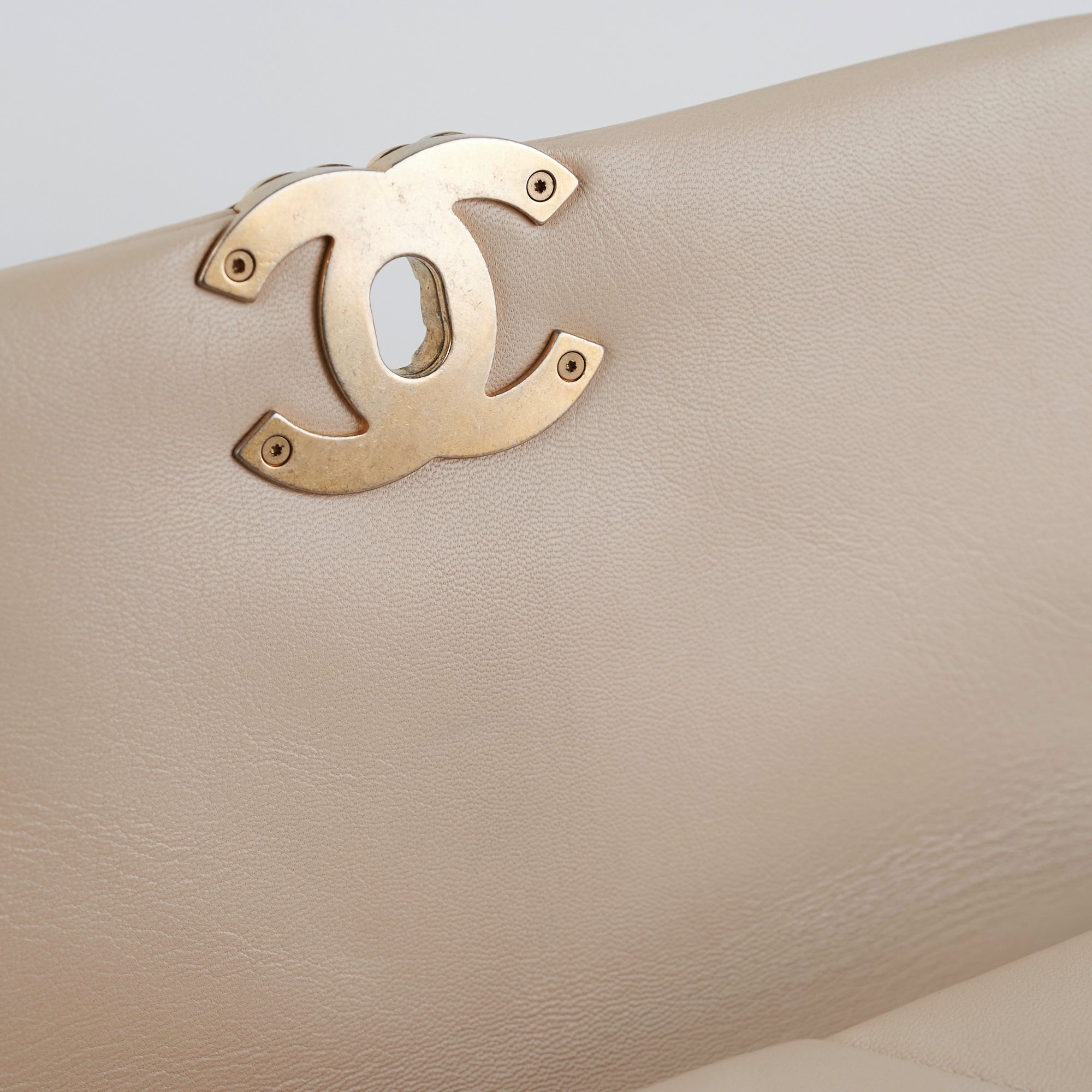 Chanel 19 Small Beige Crossbody Bag