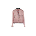 Chanel Pink Cashmere Cardigan Size EURO 38/ AU 10