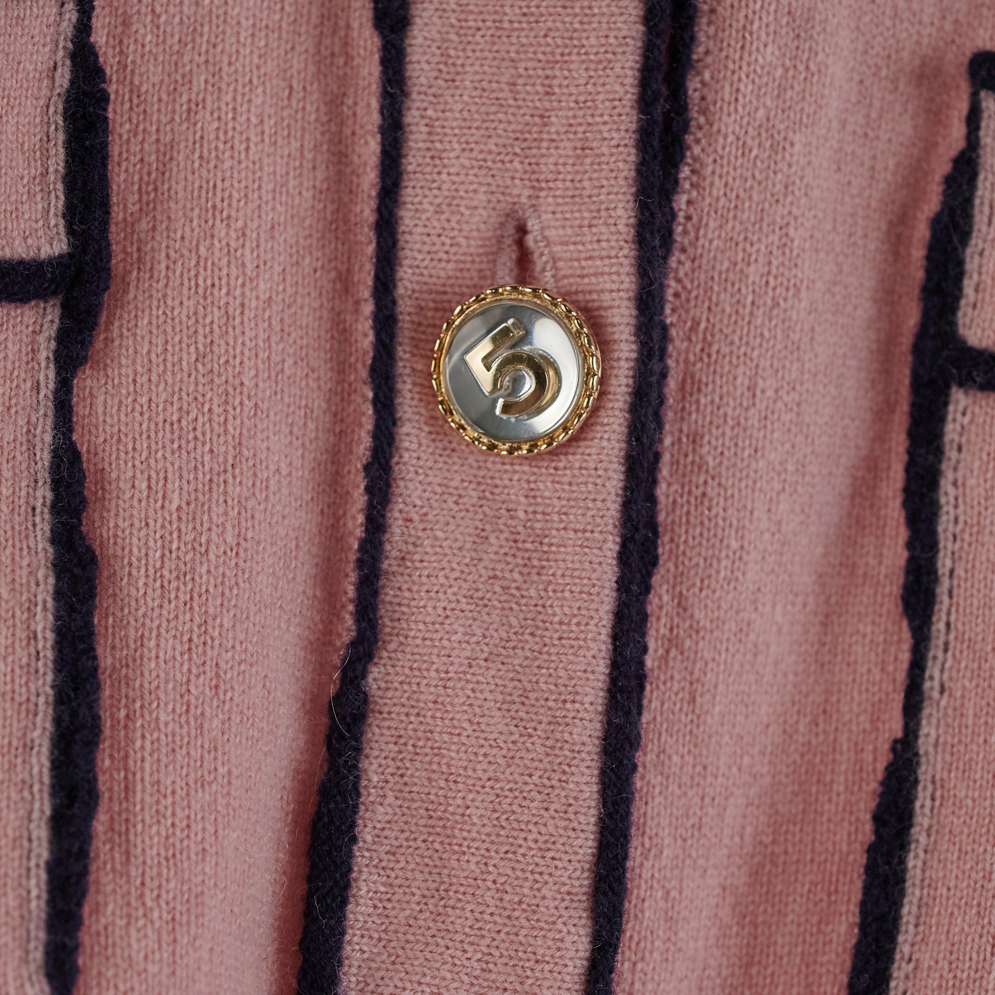 Chanel Pink Cashmere Cardigan Size EURO 38/ AU 10