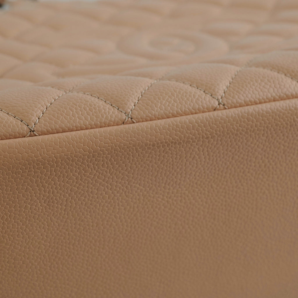 Chanel Grand Shopping Tote (GST) Beige Clair Caviar