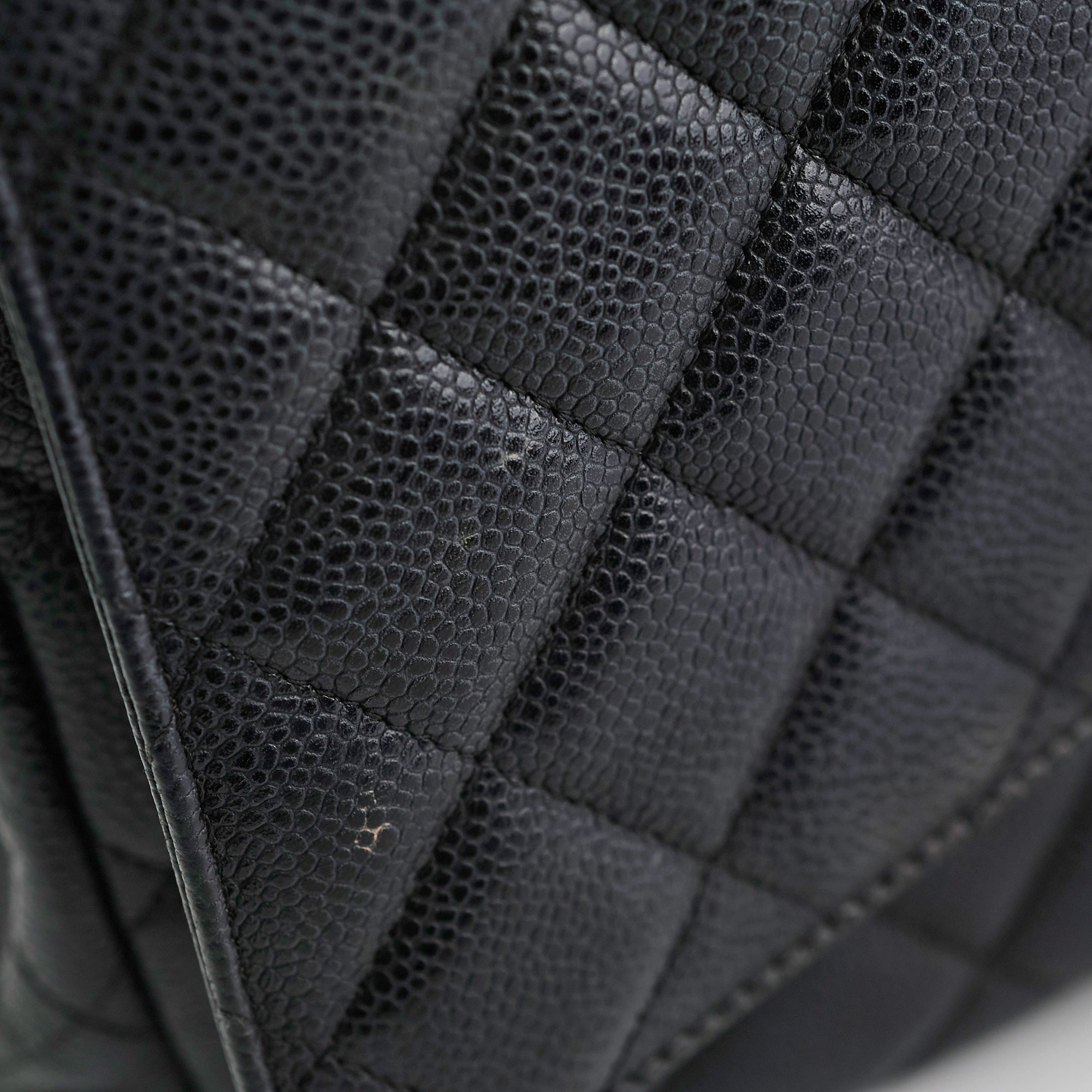 Chanel Maxi Jumbo Double Flap Black Caviar