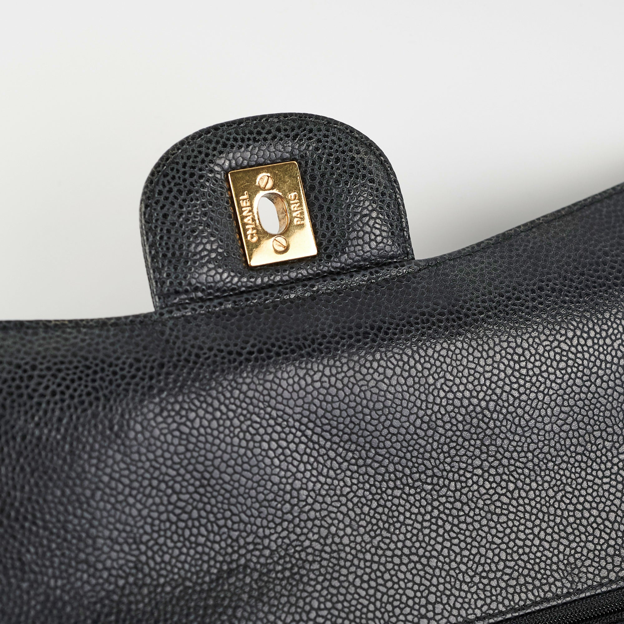 Chanel Maxi Jumbo Double Flap Black Caviar