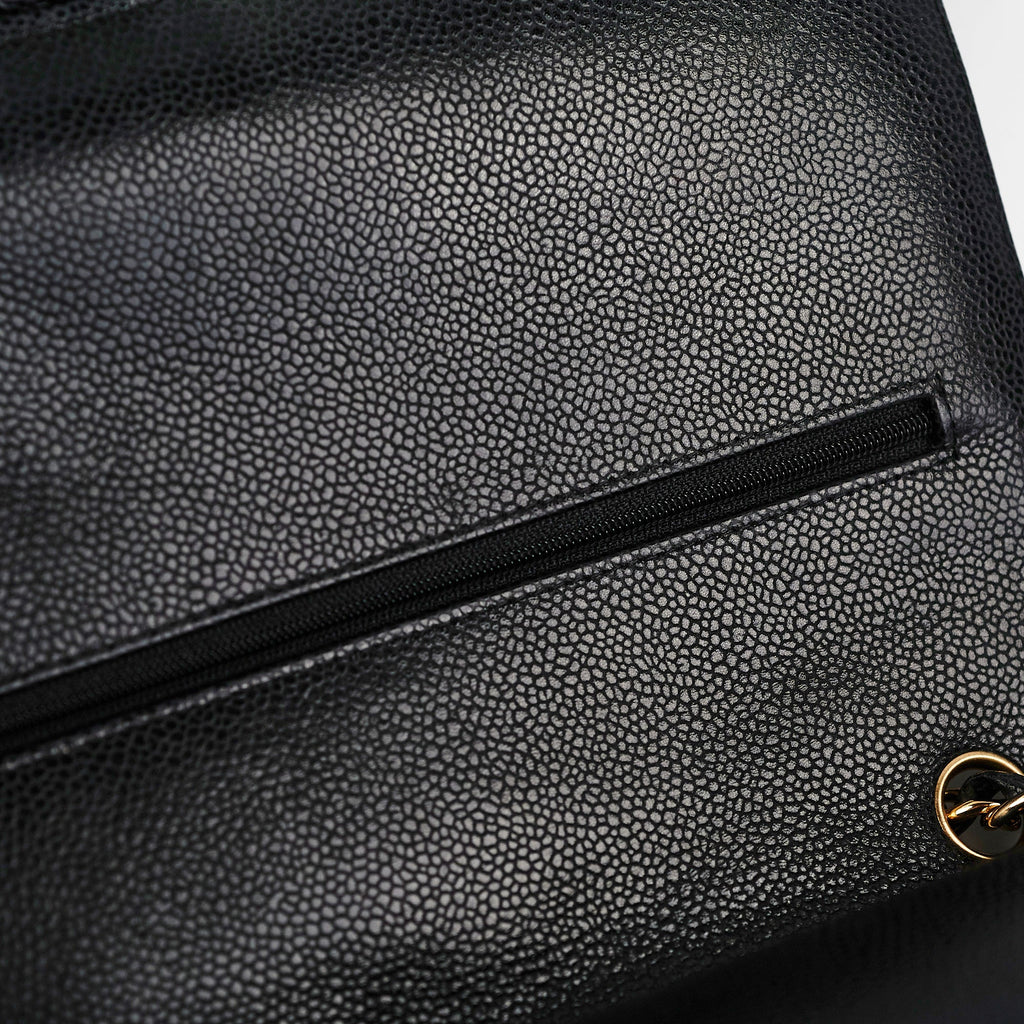 Chanel Maxi Jumbo Double Flap Black Caviar