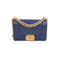 Chanel Boy Small Blue