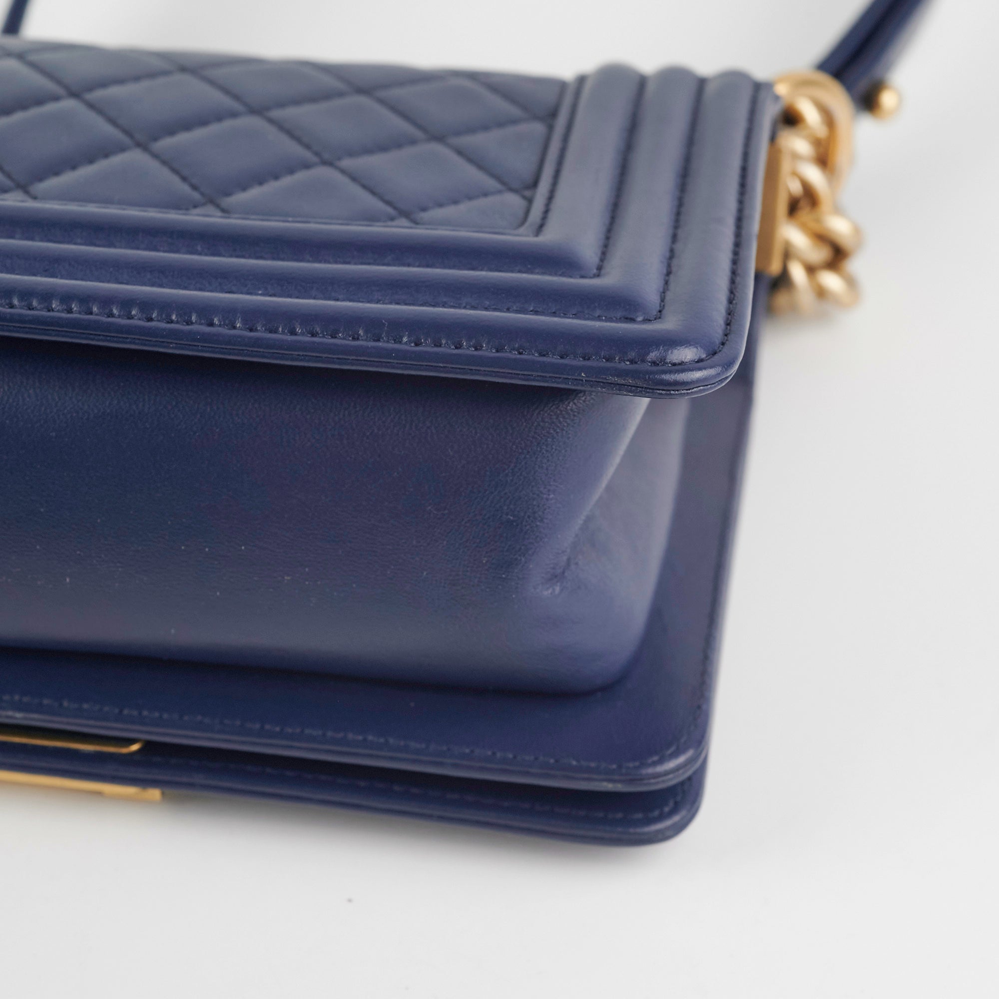 Chanel Boy Small Blue