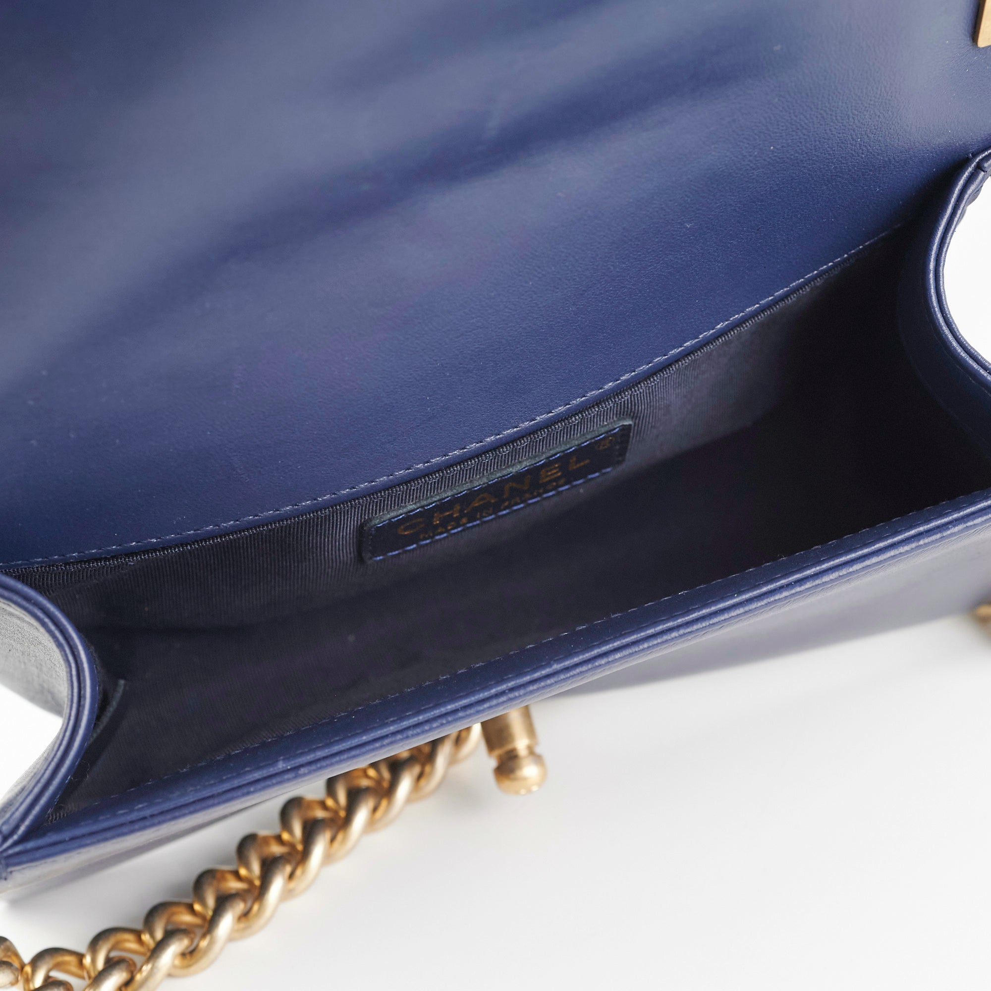 Chanel Boy Small Blue
