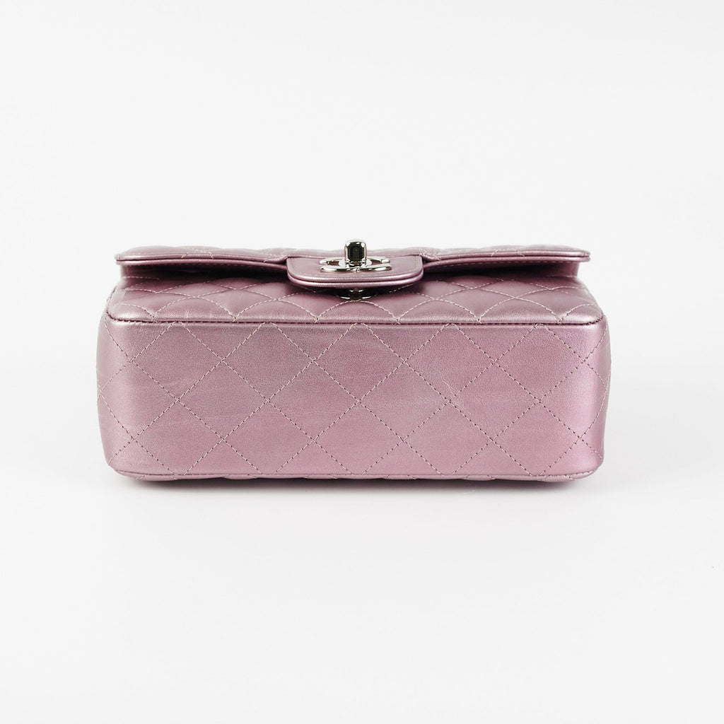 Chanel Mini Rectangular Iridescent Purple