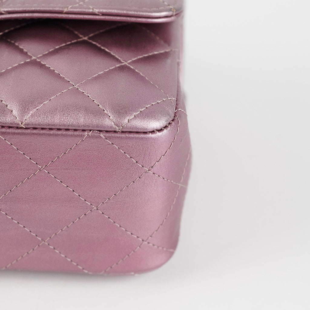 Chanel Mini Rectangular Iridescent Purple