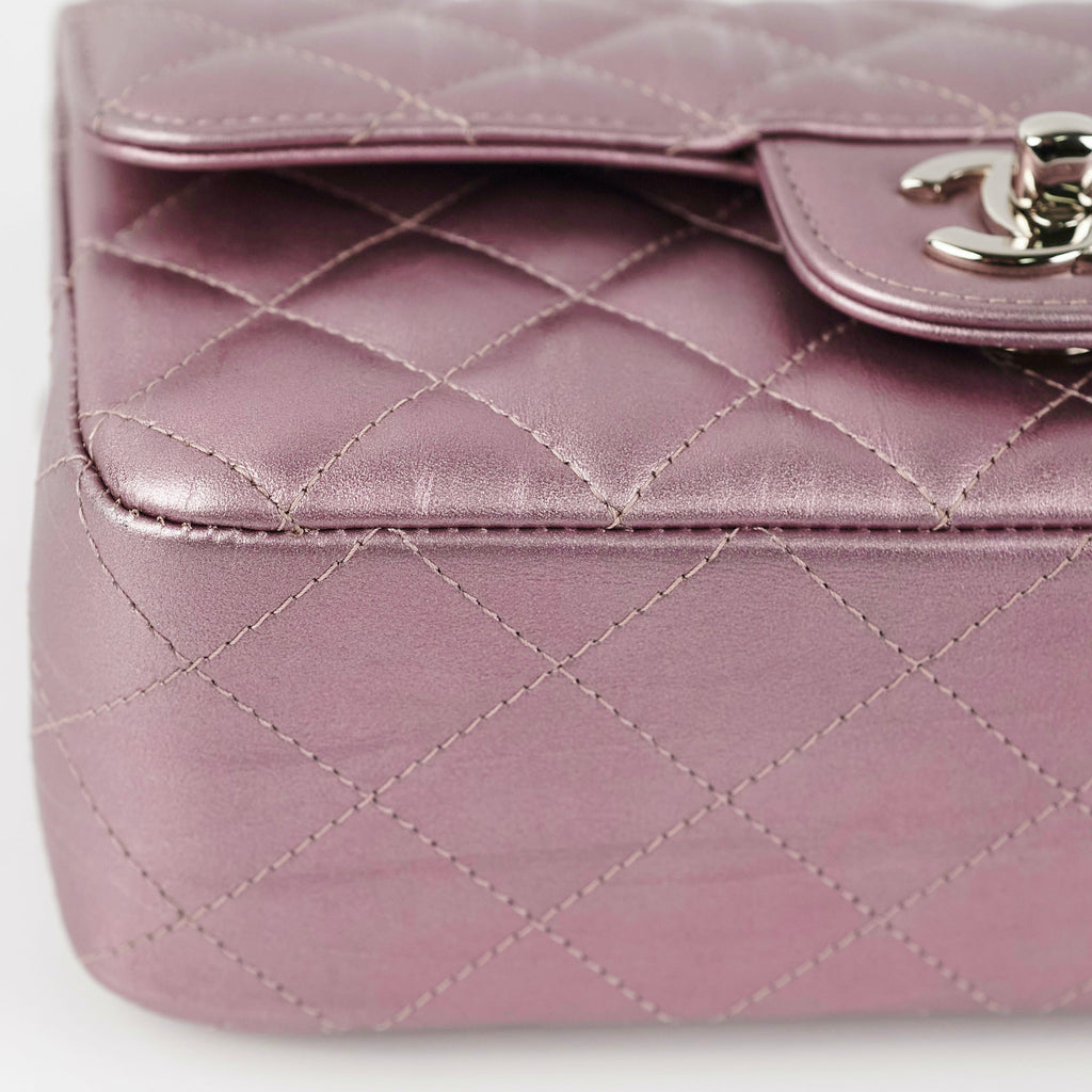 Chanel Mini Rectangular Iridescent Purple