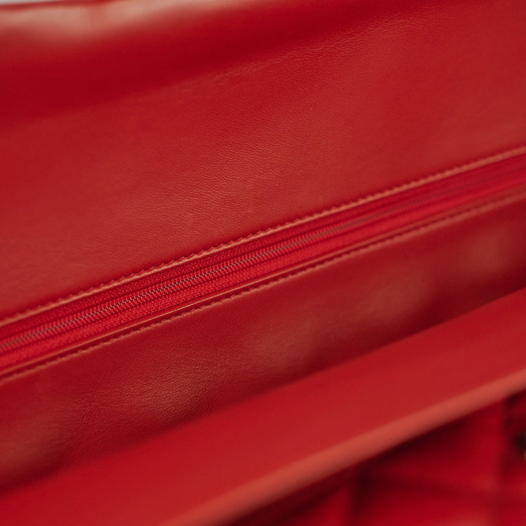 Chanel Jumbo Double Flap Red