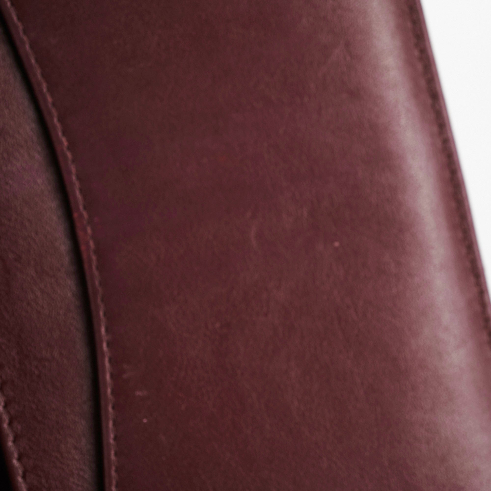 Chanel Long Wallet Patent Burgundy