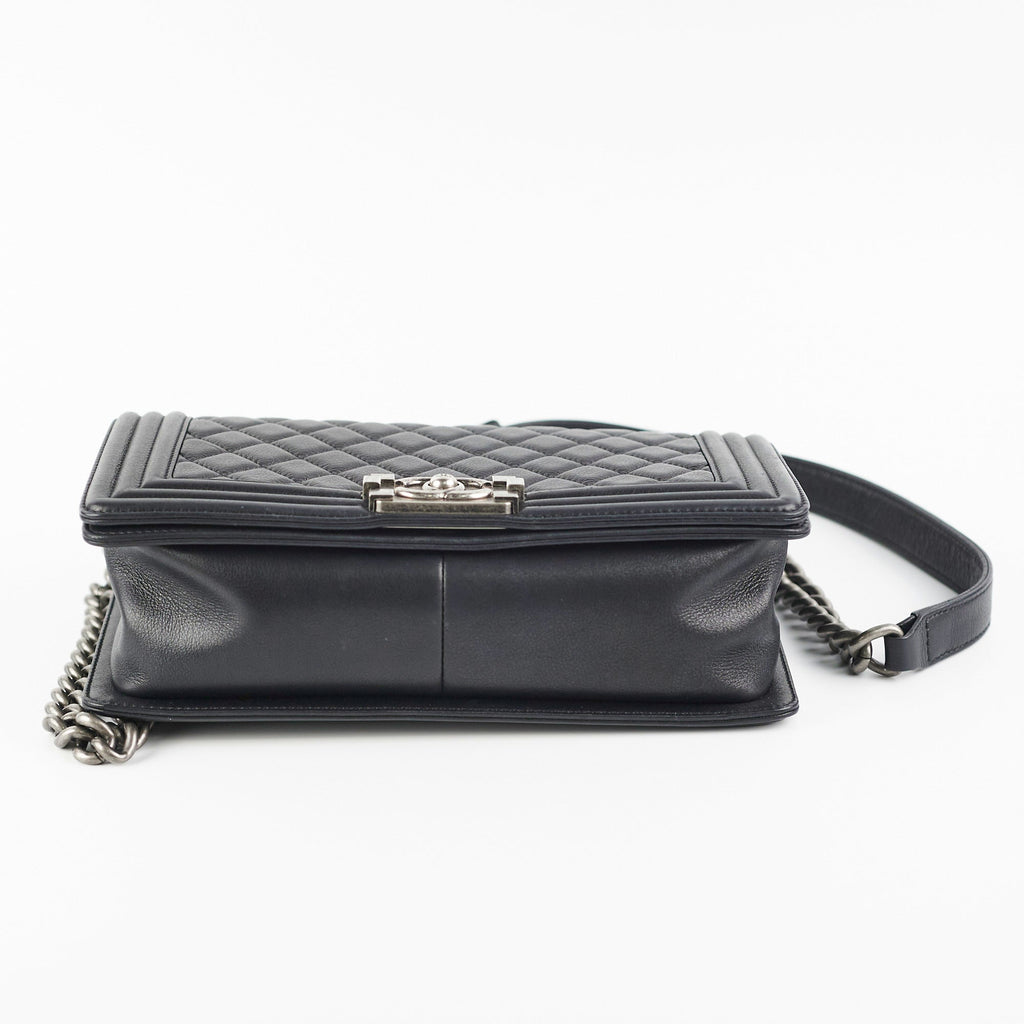Chanel Boy Old Medium Black