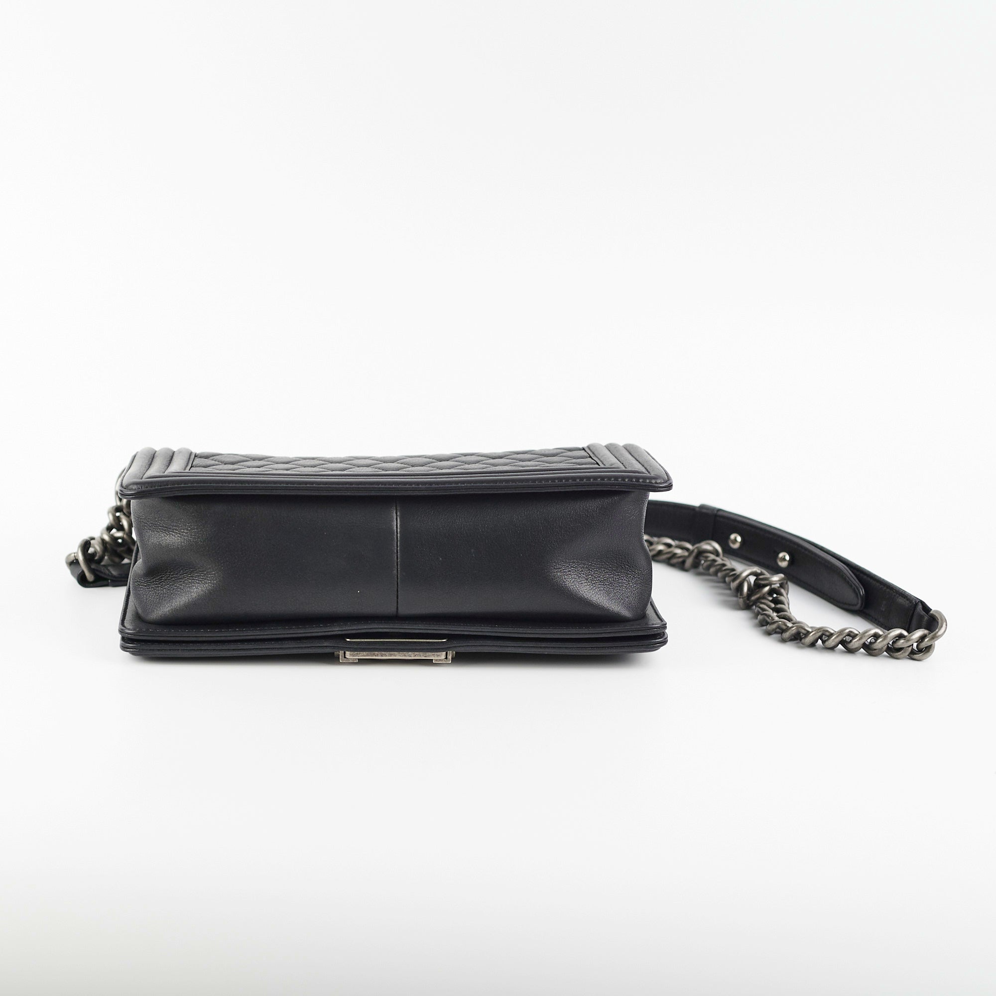 Chanel Boy Old Medium Black