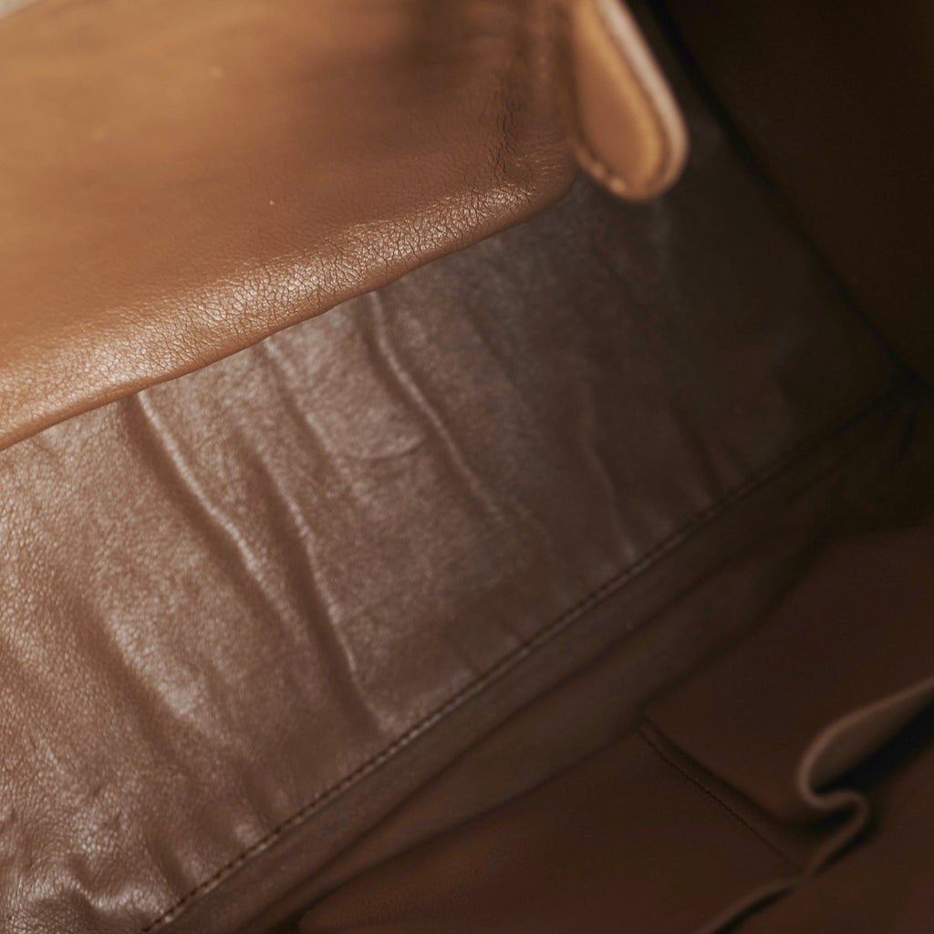 Celine Micro Luggage Taupe Tote